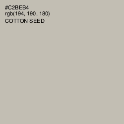 #C2BEB4 - Cotton Seed Color Image